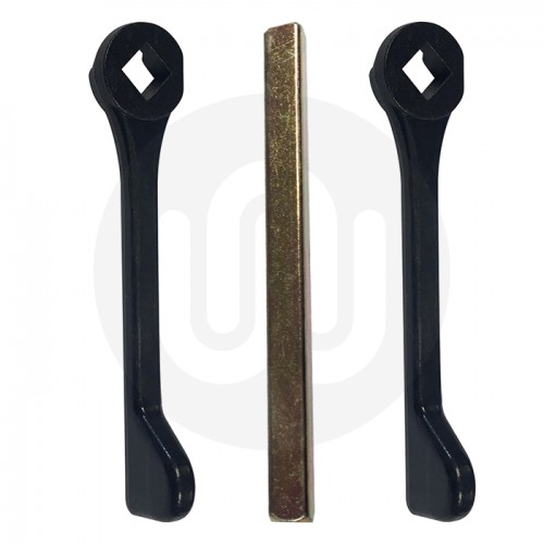 Patio Levers 7mm with Spindle SCAL Lever Set